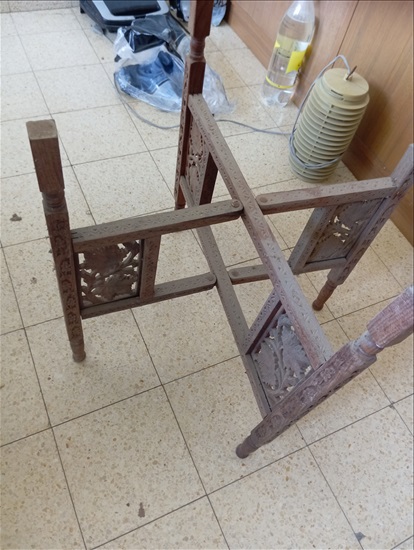 תמונה 8 ,שולחן מגש מרוקאי וינטג' עם מגש למכירה בחיפה אספנות  ענתיקות
