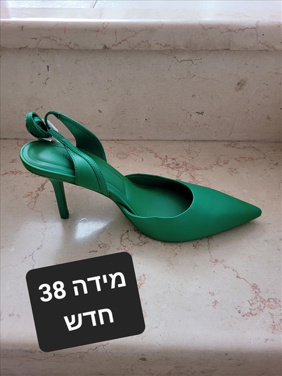 תמונה 1 ,נעלי עקב חדשות,מידה 38 למכירה בקרית אתא ביגוד ואביזרים  נעליים