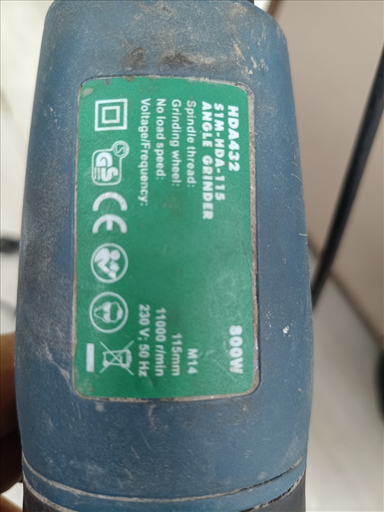 תמונה 2 ,משחזת יד איכותית חזקה HONGDA למכירה בהרצליה כלי עבודה  כלי עבודה