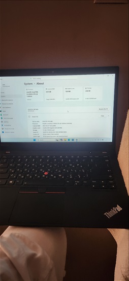 תמונה 1 ,T490 i5 ThinkPad  למכירה בבני ברק מחשבים וציוד נלווה  מחשב נייד