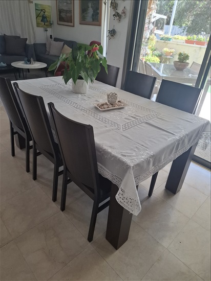 תמונה 4 ,שולחן פינת אוכל + 6 כסאות זאגה למכירה ביהוד-מונוסון ריהוט  פינת אוכל