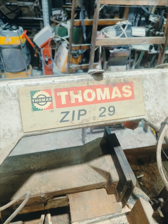 תמונה 1 ,מסור סרט Thomas zip 29 למתכת למכירה בעמינדב ציוד לתעשייה  ציוד כללי לתעשייה