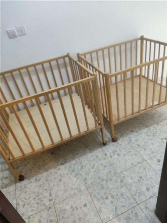 תמונה 2 ,לול מעץ מידות 92 /81 למכירה בפתחיה לתינוק ולילד  מיטות ולולים