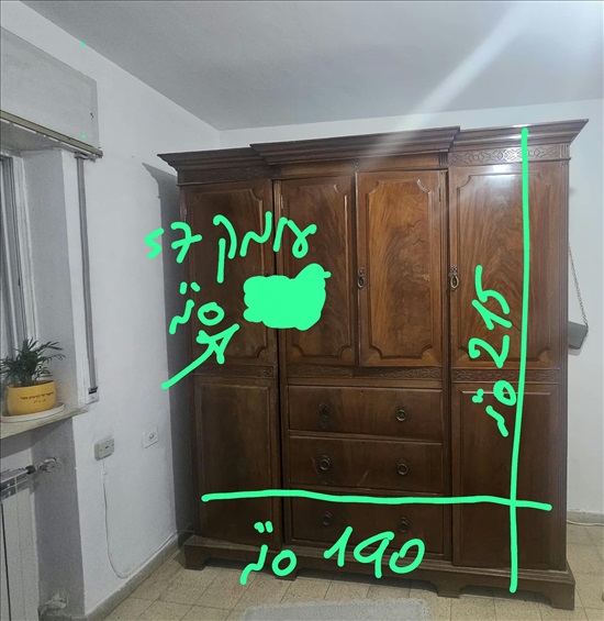 תמונה 1 ,ארון ווינטיג'  למכירה בירושלים  ריהוט  ארונות