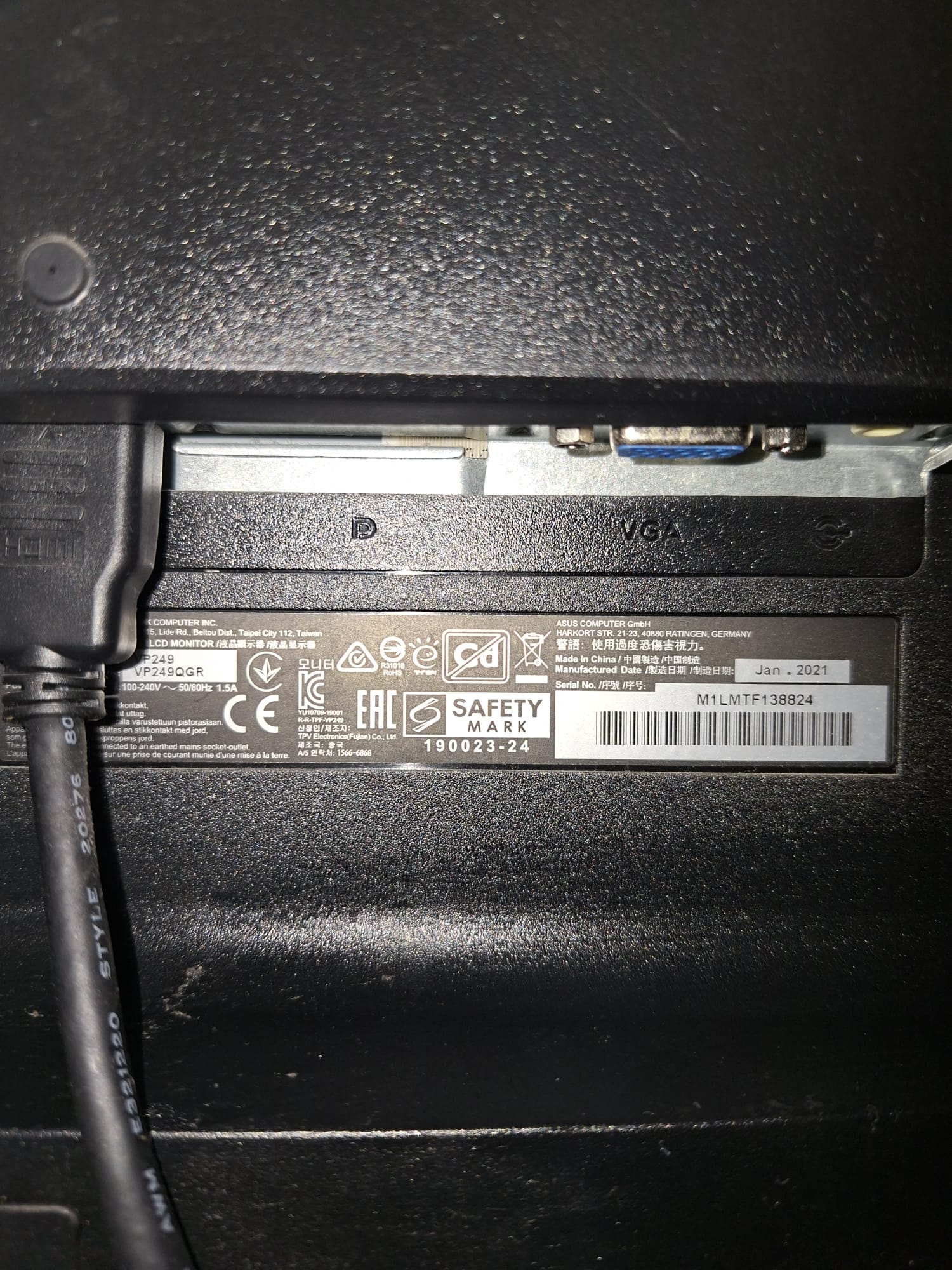 תמונה 2, מסך Asus למכירה בנצרת עילית | מחשבים וציוד נלווה  מסך מחשב