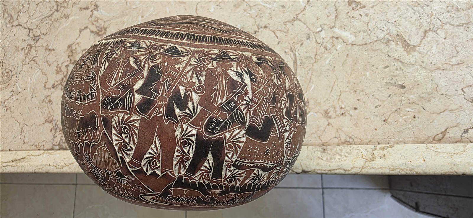 תמונה 3, גביע נונציה וכלי נוי מפרו למכירה ברמת גן | אספנות  חפצי נוי