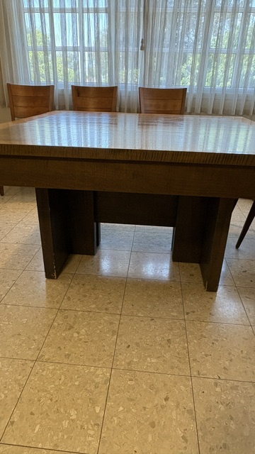 תמונה 3, שולחן אוכל עץ מלא- שמרת הזורע למכירה בנס ציונה | ריהוט  פינת אוכל