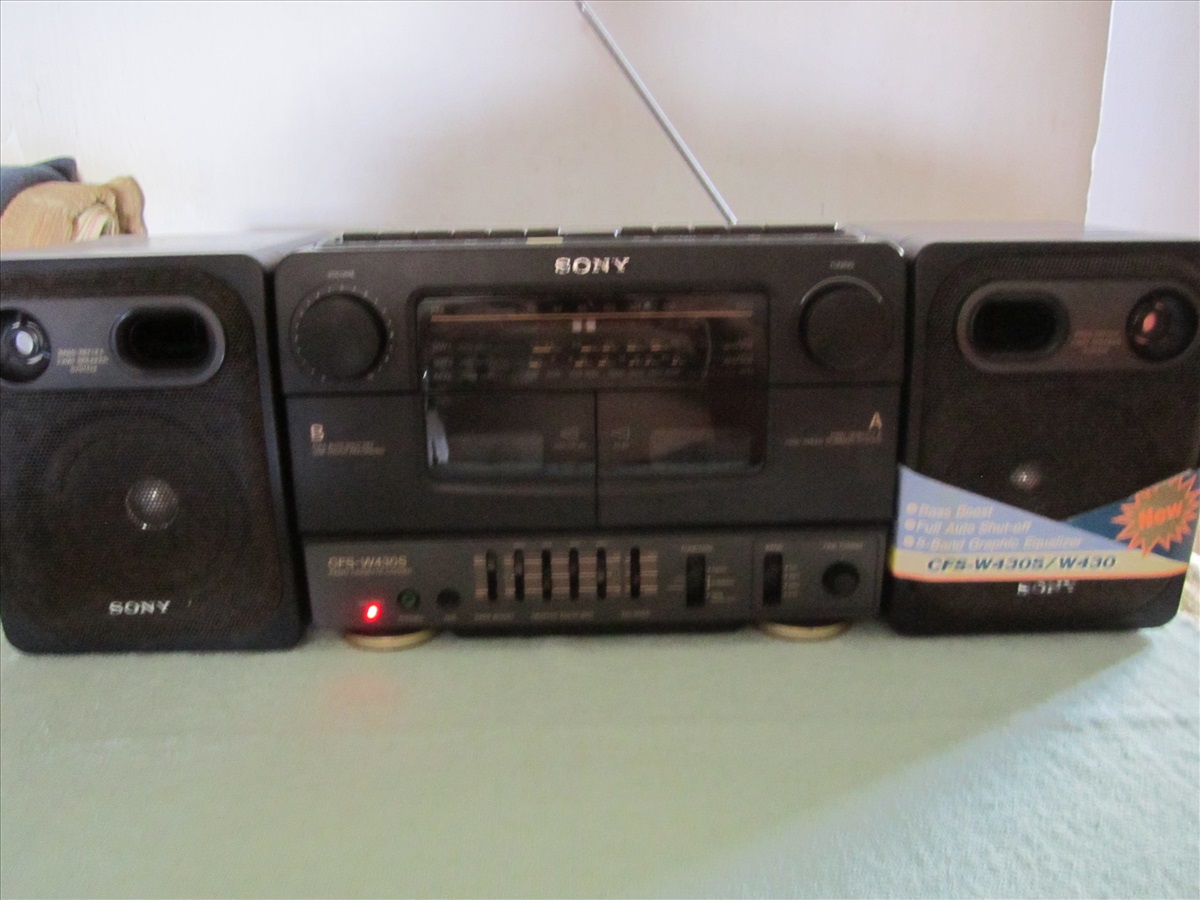 תמונה 1, נגן 2 קלטות SONY CFS W 430 S למכירה בקריית מוצקין | סטריאו ונגנים  טייפ