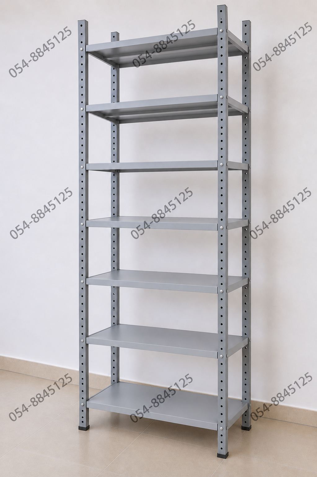תמונה 1, 7 מדפי מתכת 39.5x80 סמ חזקים  למכירה בהוד השרון | ריהוט  מדפים