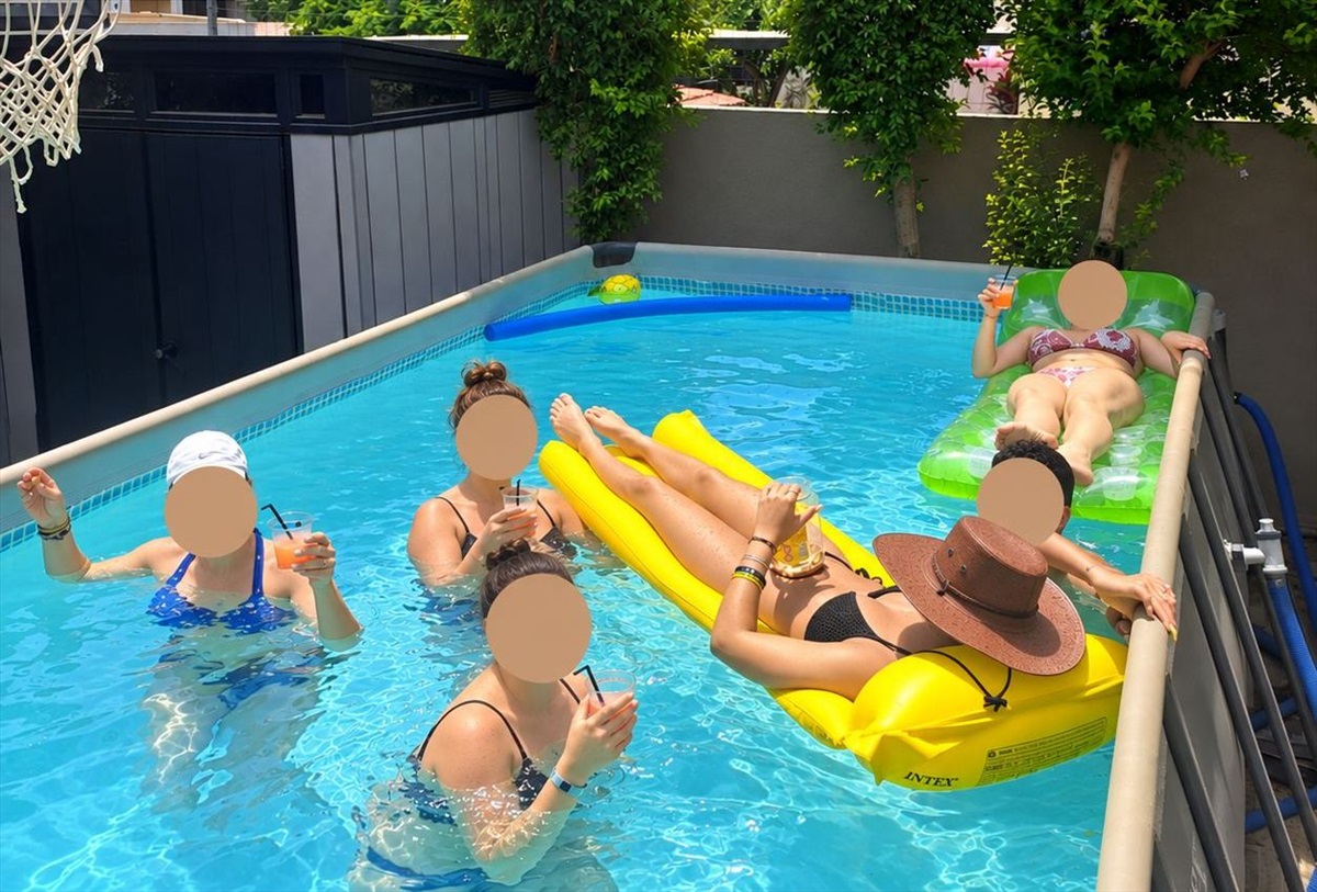 תמונה 1, בריכת 5.5 מ INTEX למכירה בראש העין | לגינה  בריכה