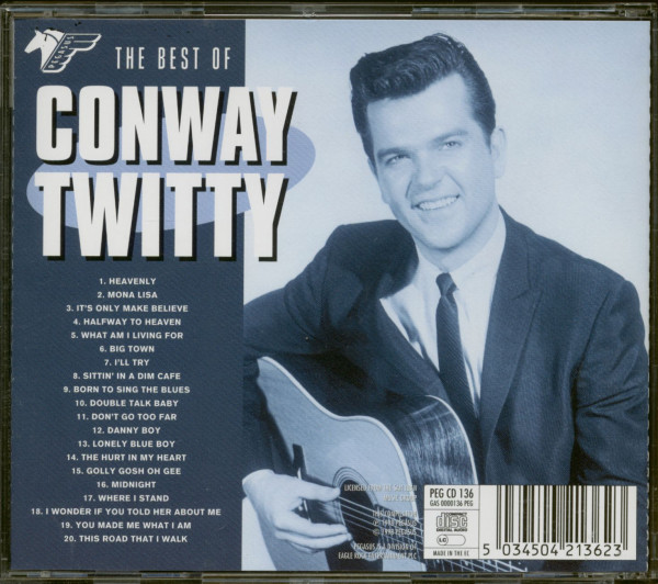 תמונה 2 ,Conway Twitty The Best Of למכירה ברמת השרון מוסיקה וסרטים  cd
