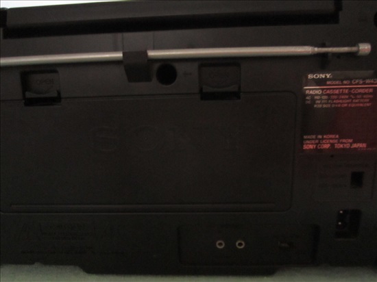 תמונה 4 ,נגן 2 קלטות SONY CFS W 430 S למכירה בקריית מוצקין סטריאו ונגנים  טייפ