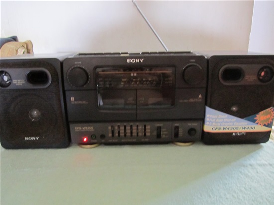 תמונה 1 ,נגן 2 קלטות SONY CFS W 430 S למכירה בקריית מוצקין סטריאו ונגנים  טייפ