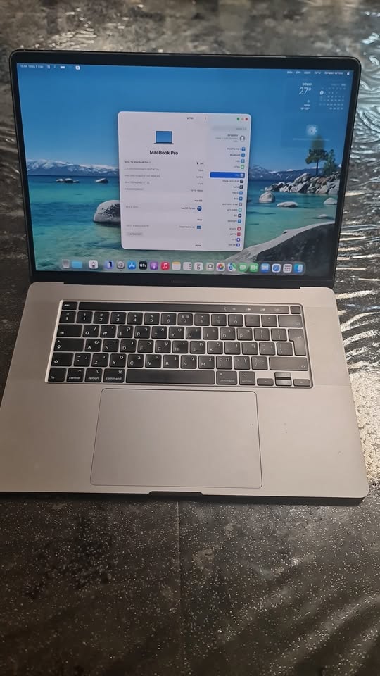 תמונה 4 ,Apple MacBook Pro 16/i9/32/ 1T למכירה בכפר סבא מחשבים וציוד נלווה  מחשב נייד
