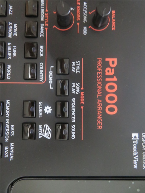 תמונה 3 ,אורגן KORG PA 1000 למכירה בביתר עילית כלי נגינה  קלידים