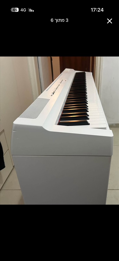 תמונה 4 ,פסנתר חשמלי YAMAHA דגם p-125 למכירה במודיעין-מכבים-רעות כלי נגינה  פסנתר