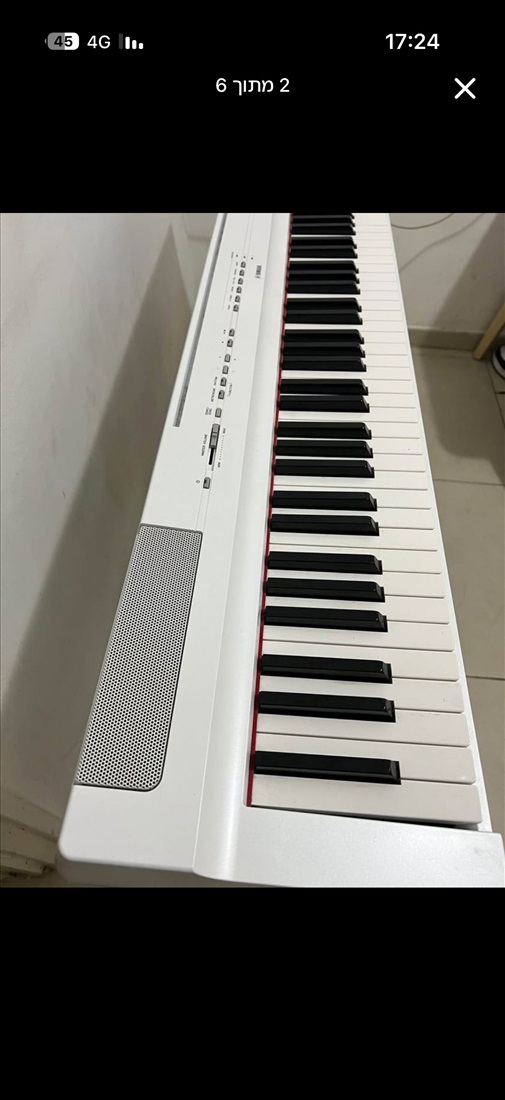 תמונה 3 ,פסנתר חשמלי YAMAHA דגם p-125 למכירה במודיעין-מכבים-רעות כלי נגינה  פסנתר