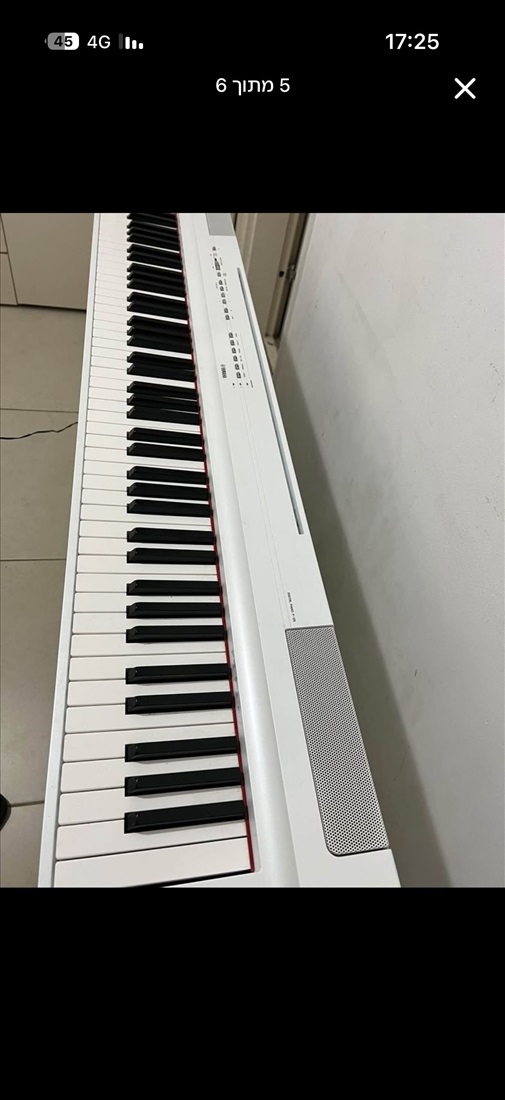 תמונה 2 ,פסנתר חשמלי YAMAHA דגם p-125 למכירה במודיעין-מכבים-רעות כלי נגינה  פסנתר