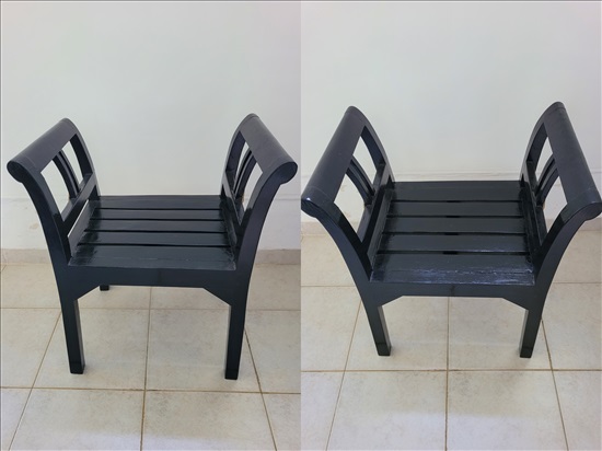 תמונה 2 ,כיסא מבואה מעץ מלא למכירה בקרית אתא ריהוט  כיסאות
