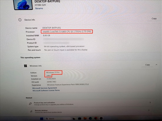 תמונה 5 ,מחשב להנדסה וגרפיקה i5 ו-SSD למכירה בעכו מחשבים וציוד נלווה  מחשב שולחני