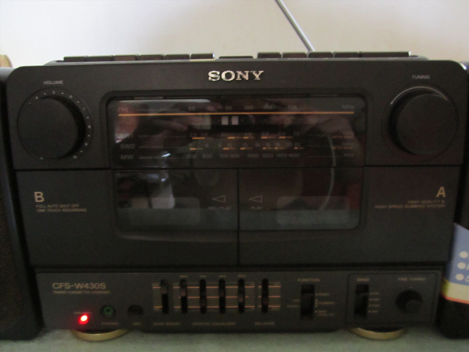 תמונה 2, נגן 2 קלטות SONY CFS W 430 S למכירה בקריית מוצקין | סטריאו ונגנים  טייפ