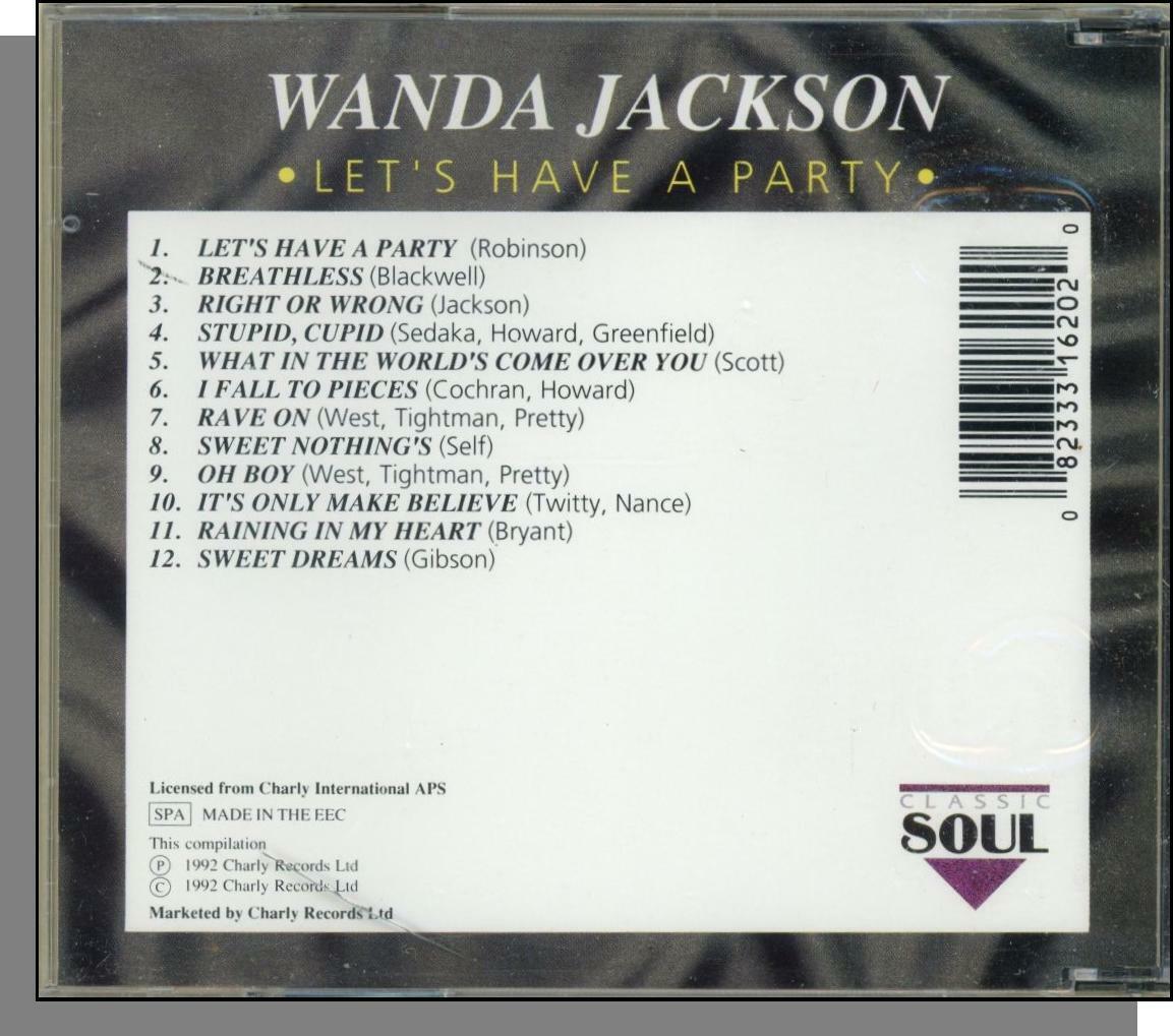 תמונה 2, Wanda Jacson Lets Have A Par למכירה ברמת השרון | מוסיקה וסרטים  cd
