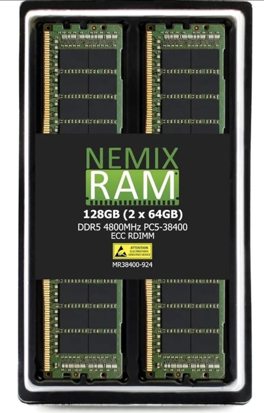 תמונה 1, NEMIX RAM 128GB (2X64GB) DDR5 למכירה בתל אביב | מחשבים וציוד נלווה שרתים
