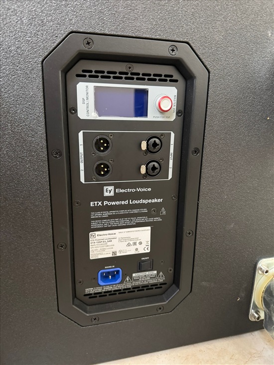 תמונה 3 ,Electro-Voice ETX-15SP 15 -  למכירה בהרצליה ציוד לדיג'יי ואולפנים  ציוד הגברה